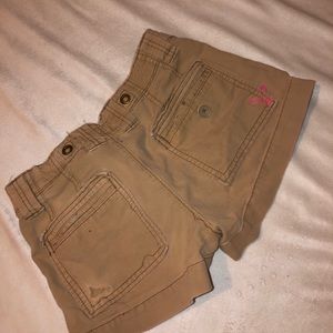 Khaki American eagle shorts